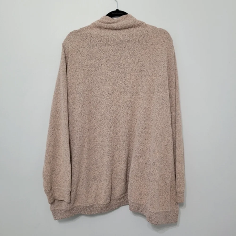 FP Beach Women's‎ Oversized Relaxed Fit Sweater Size L Cream Grey Neutral Comfy